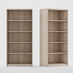 "High cabinet ,Top melamine laminated 25mm PVC edged,   sides & shelves melamine paper 18mm.
Unit size:90x47x198cm."